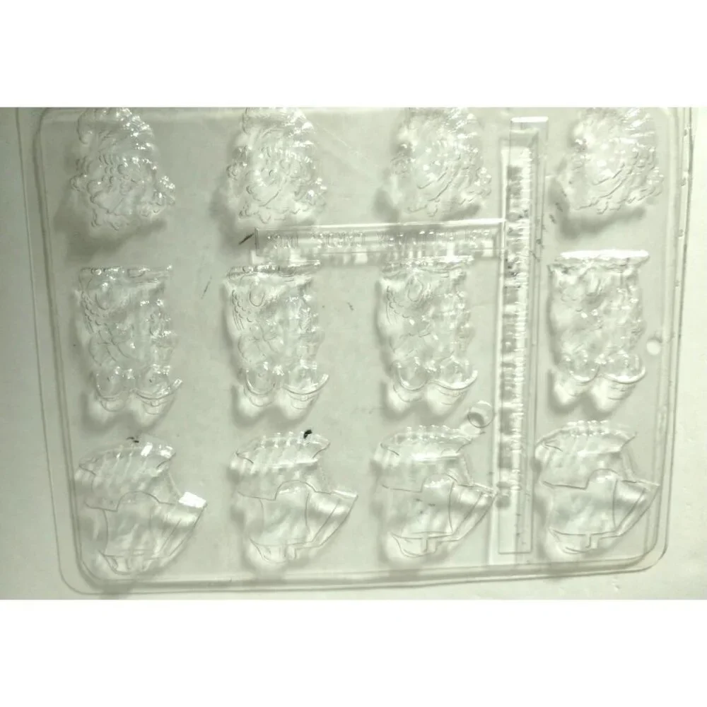 Hallmark‎ Cards Clear Plastic Thanksgiving Candy Molds Makes 12 Servings.